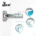 Bisagra recta con freno y clip 3D Lienal (Modelo A)