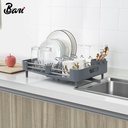 Escurridor de Platos Gris Extensible