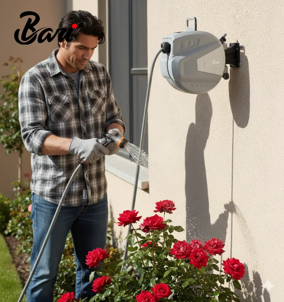 Carrete para Manguera de Agua Retractil 20 m