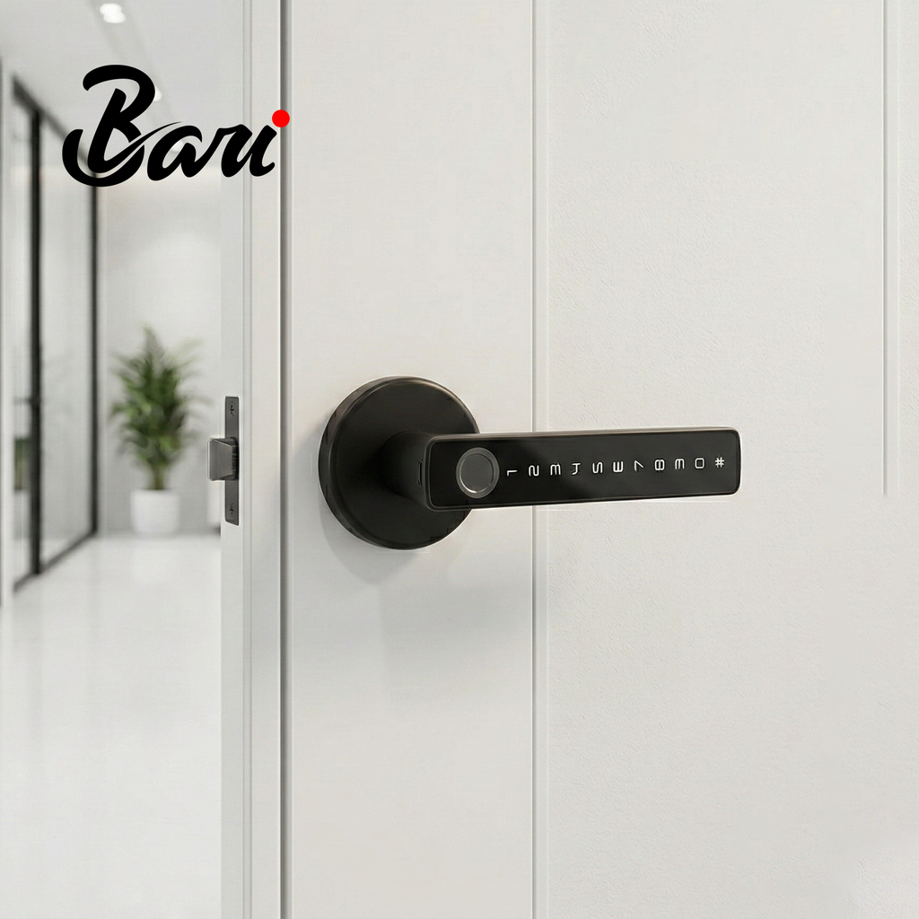 Cerradura de Palanca Inteligente Negra 