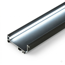 Perfil Gola Superior Negro con Cinta Led Integrada