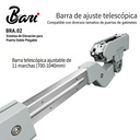 Sistema de Elevación para Puerta Doble Plegable Fuerza Pesada (H) Dark Grey