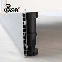 Pata Plastica Negra con Clip 15 a 18 cm ABS