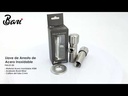 Llave de Arresto de Acero Inoxidable Hembra