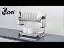 Escurridor de Platos de Acero Inoxidable 70 cm