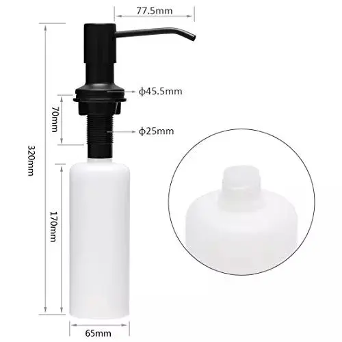 Dispensador de Jabon Negro 5.webp