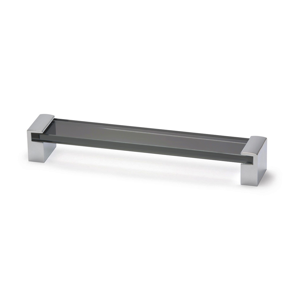 Tirador de de Vidrio Templado Negro 11 cm