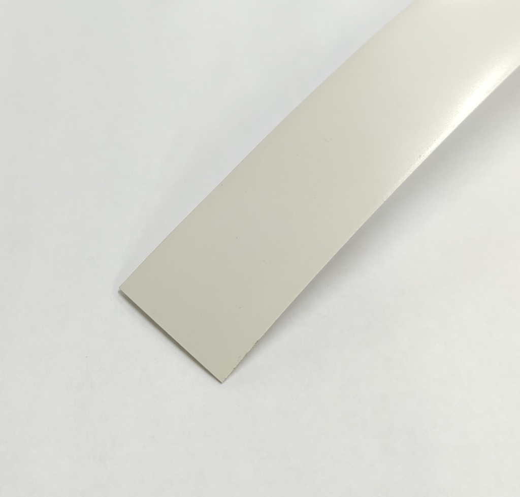 Tapacanto de PVC Blanco Alto Brillo