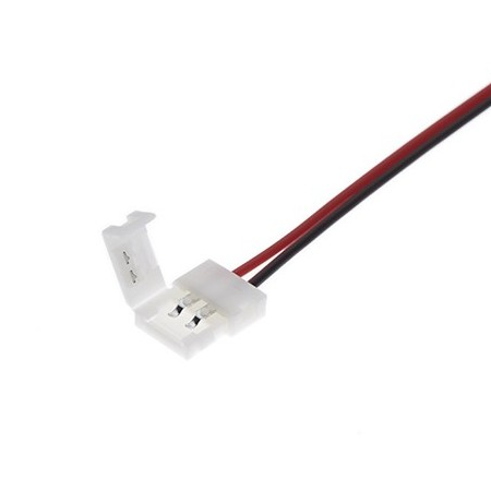 Union (Cinta-Cable) Con cable para cinta LED de un color (100 PCS)