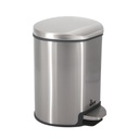 Papelera Brushed de Pedal con Freno 12L