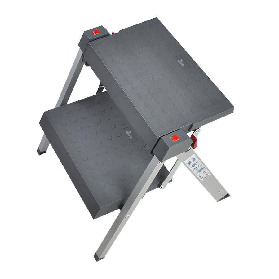 Escalera Plegable de Dos Peldaños Para Puerta