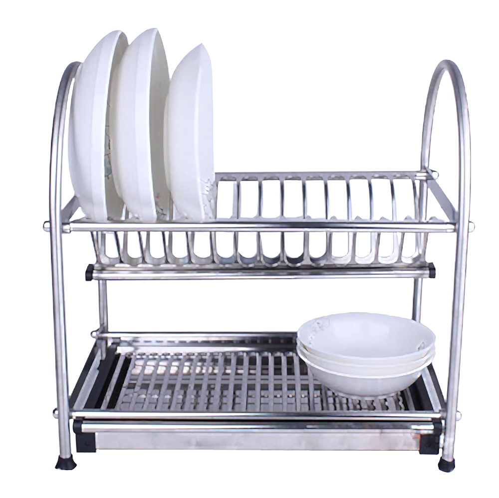 Escurridor de Platos de Acero Inoxidable 55 cm