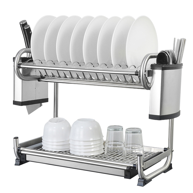 Escurridor de Platos de Acero Inoxidable 70 cm