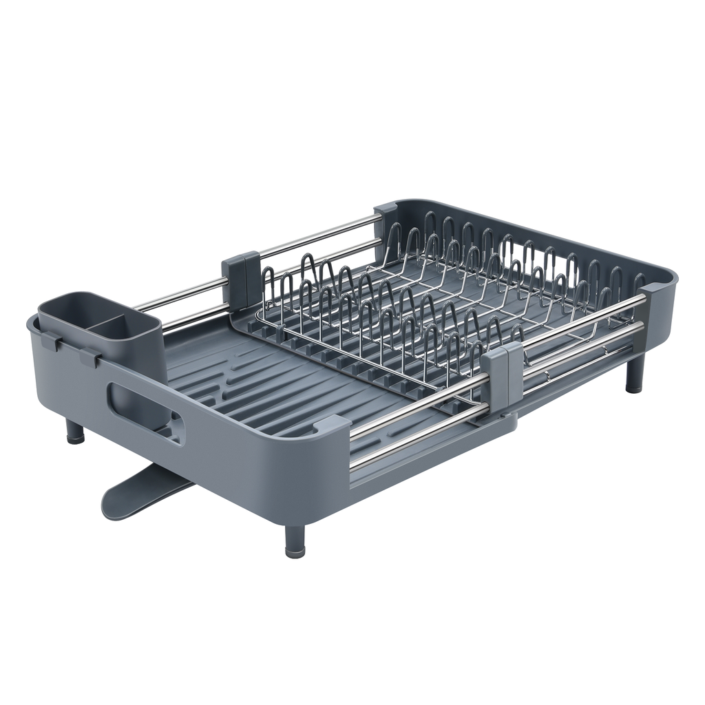 Escurridor de Platos Gris Extensible