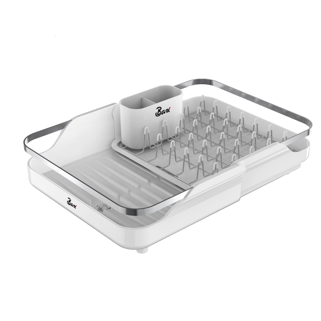 Escurridor de Platos Blanco Extensible