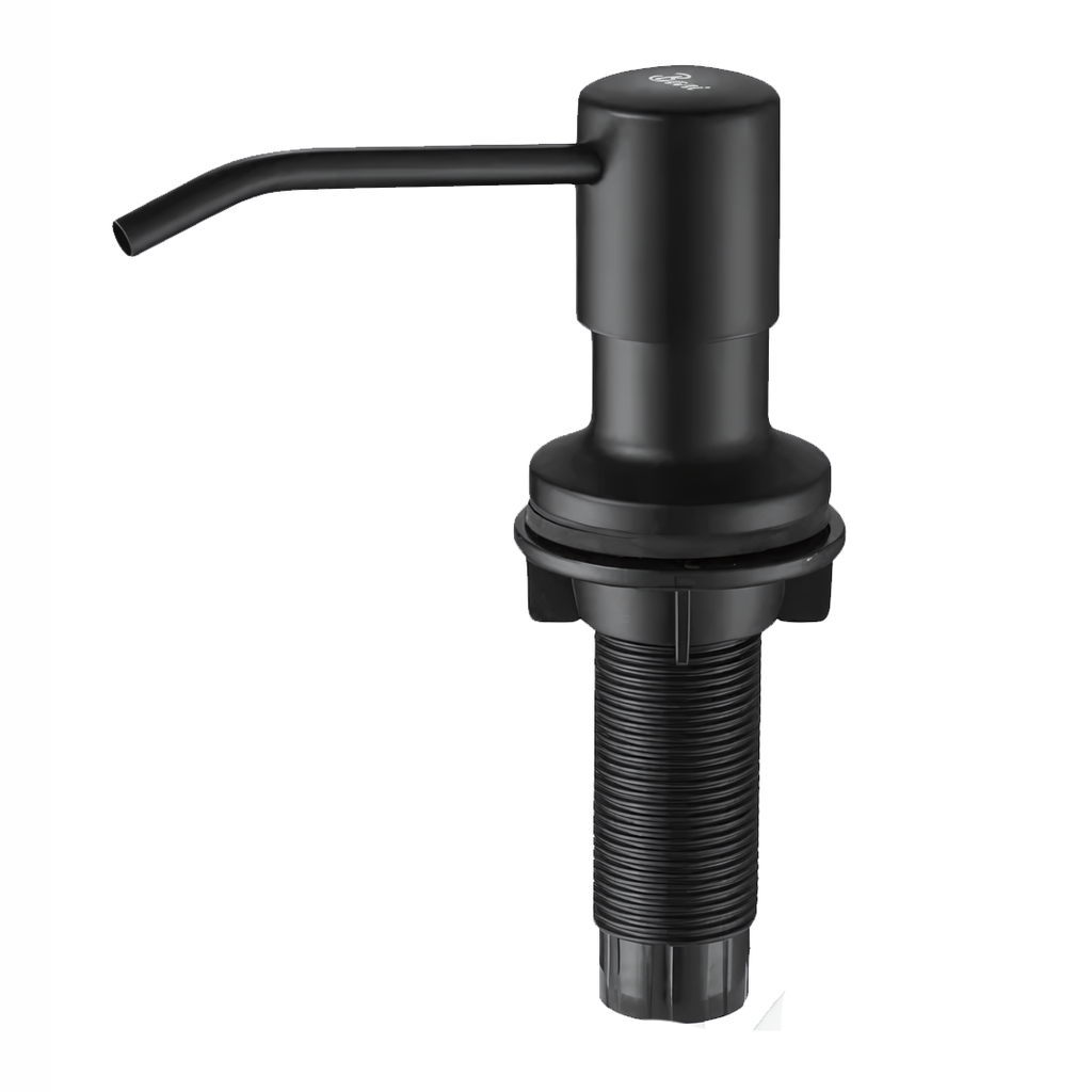 Dispensador de Jabón de Acero Inoxidable Negro