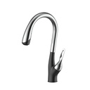 Grifería Para Fregadero Elisea Chrome and Black Body