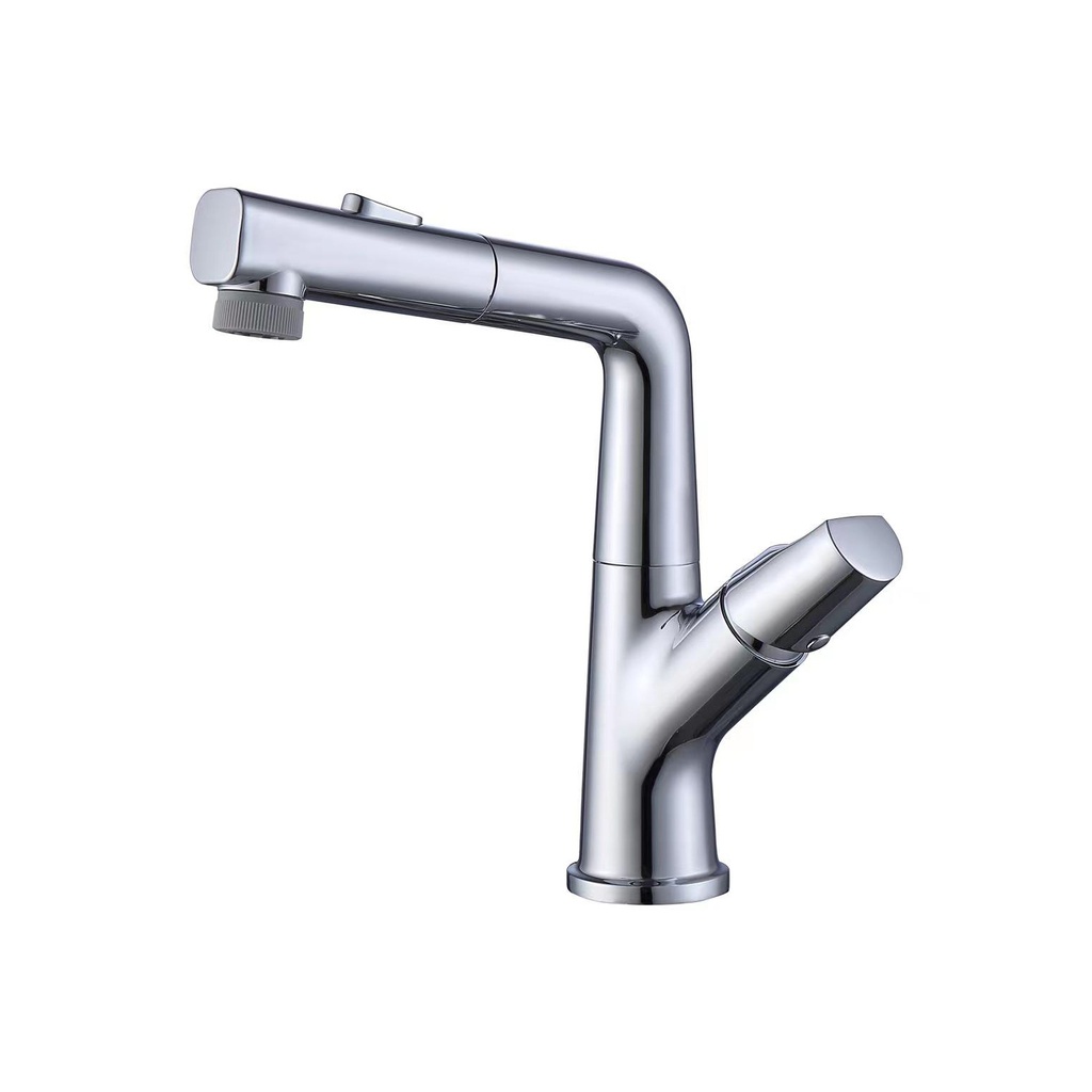 Griferia de Lavamano Grezzo Chrome