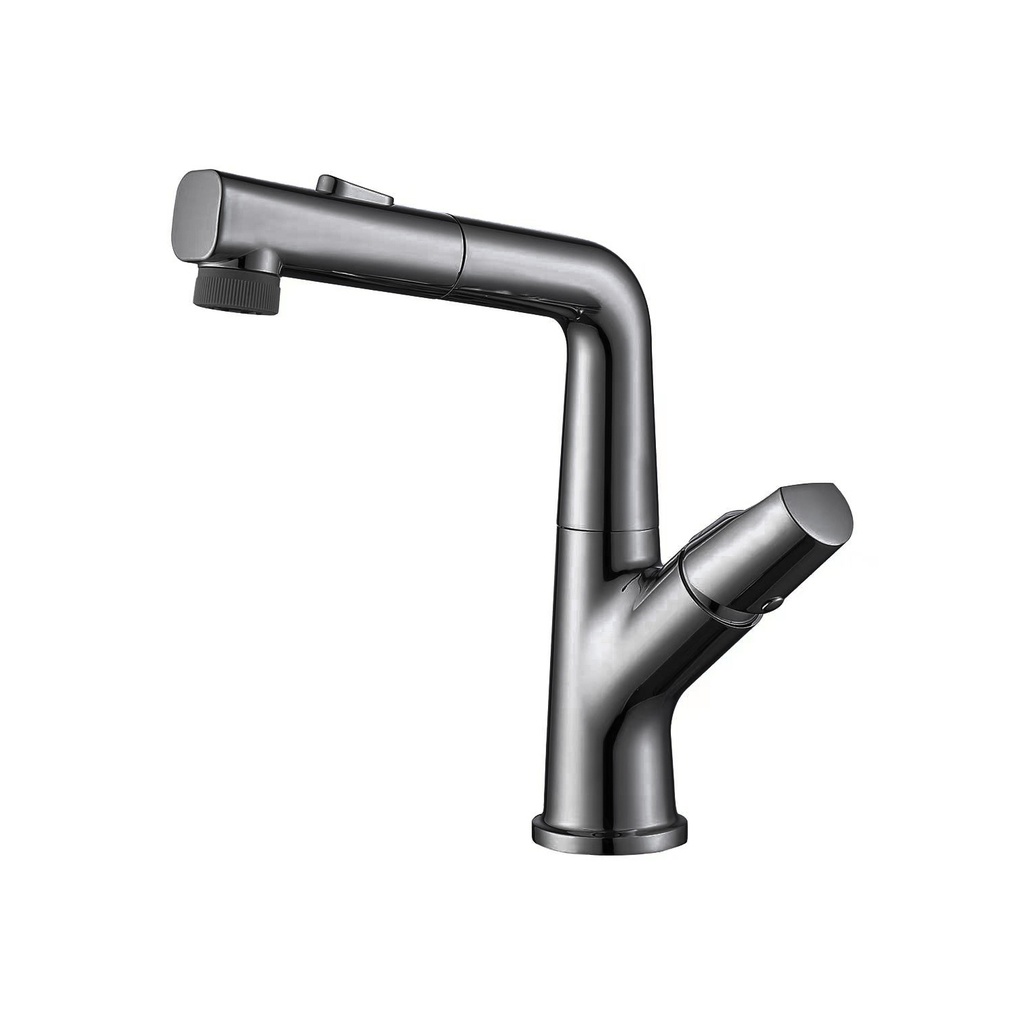 Griferia de Lavamano Grezzo Gunmetal Black