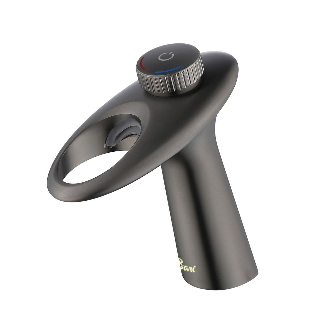 Griferia de Lavamano Pietra Gunmetal Black