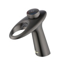 Griferia de Lavamano Pietra Gunmetal Black