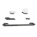 Accesorios de Baño 5 Pcs Brush Gray