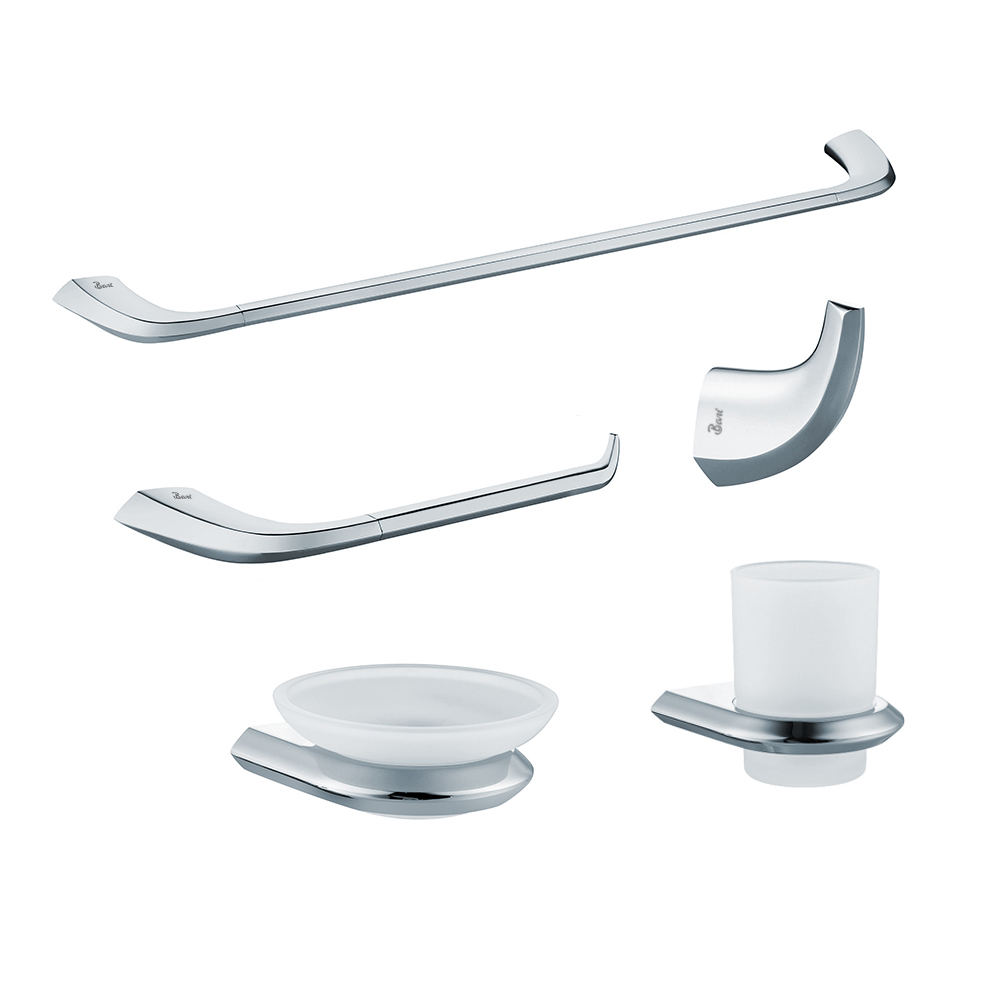 Accesorios de Baño 5 Pcs Chrome