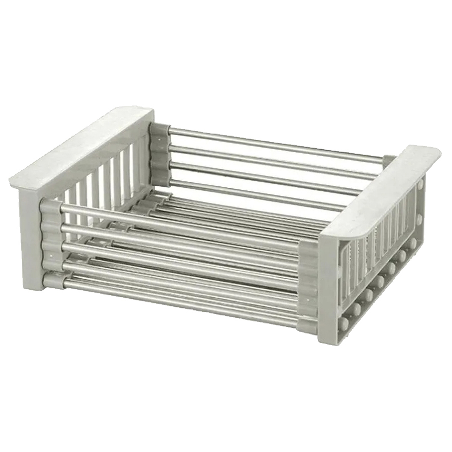 Escurridor de Vegetales Gris para Fregadero