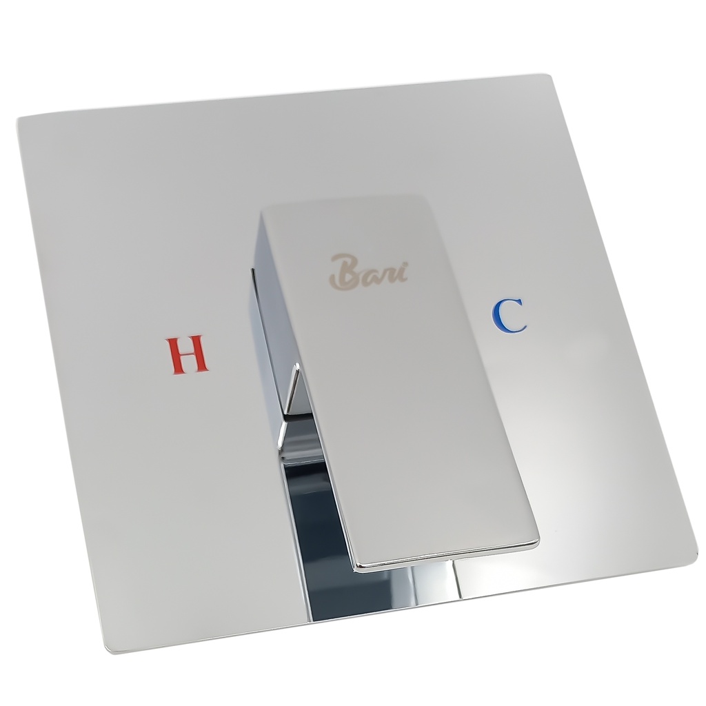 Grupo de Ducha Monomando Cuadrado Cromado