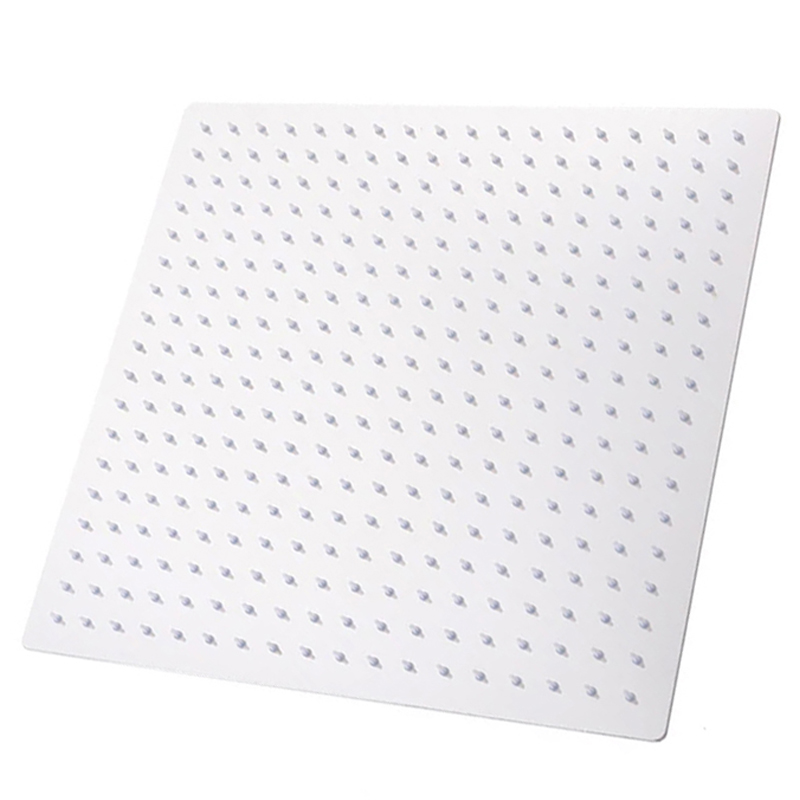 Ducha de Baño Ultrafino de Alta Presión Cepillado Cuadrado 20 cm 