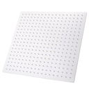 Ducha de Baño Ultrafino de Alta Presión Cepillado Cuadrado 20 cm 