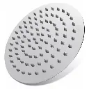 Ducha de Baño Ultrafino de Alta Presión Cromado Redondo 25 cm 