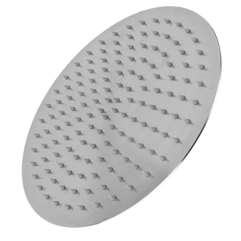 Ducha de Baño Ultrafino de Alta Presión Cepillado Redondo 20 cm 