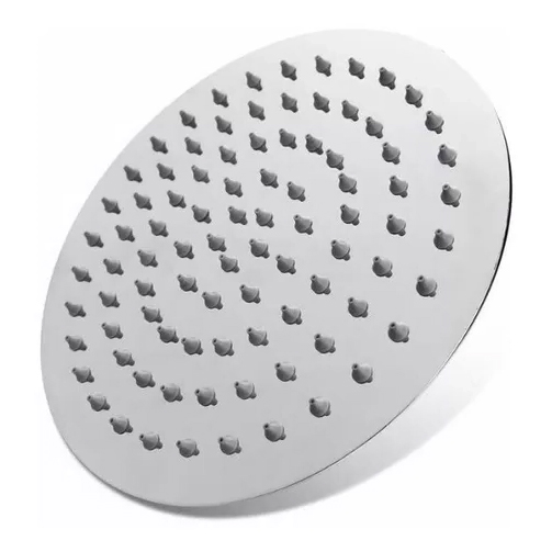 Ducha de Baño Ultrafino de Alta Presión Cromado Redondo 20 cm 