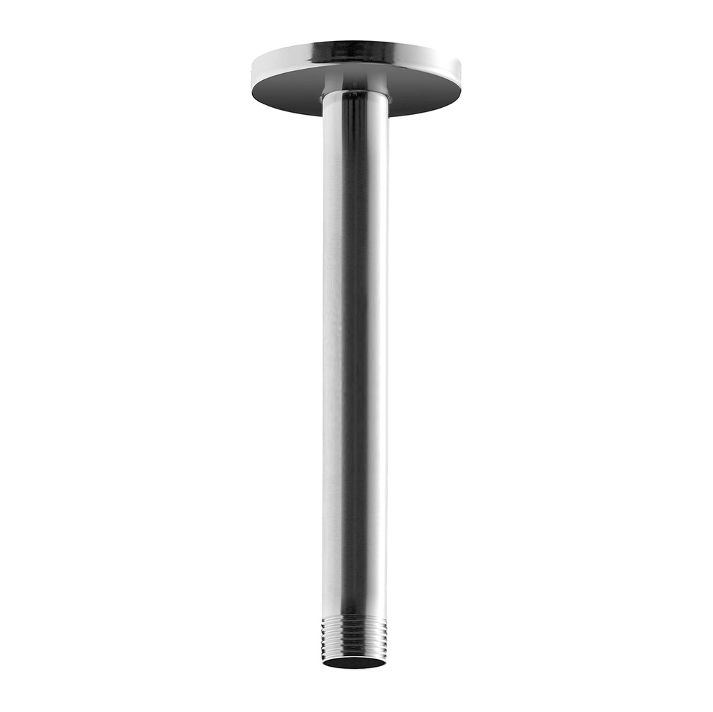 Tubo de Ducha de Techo Cepillado Redondo
