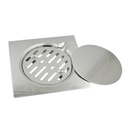 Drenaje de Piso con Tapa en Acero Inoxidable