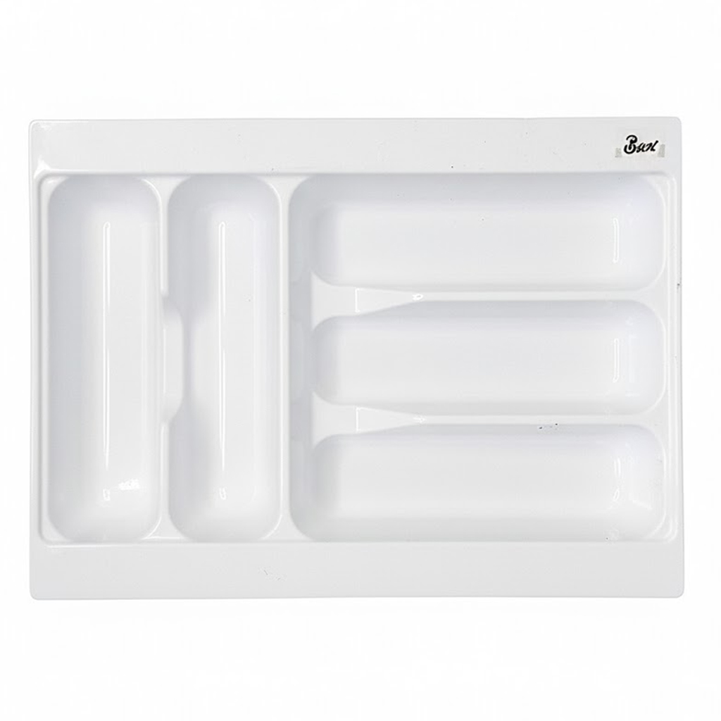 Cubertero Blanco Plástico ABS Módulo 40 cm