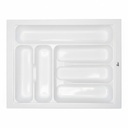 Cubertero Blanco Plástico ABS Módulo 45 cm
