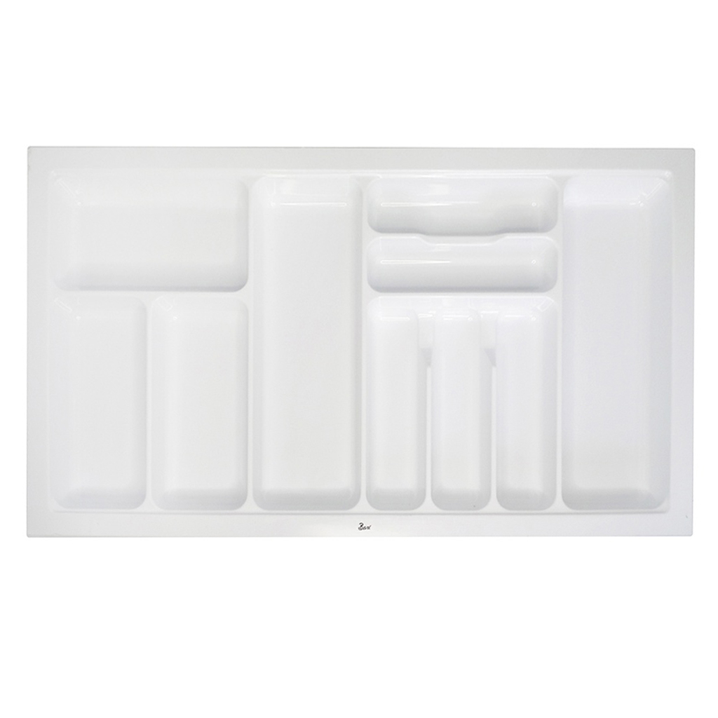 Cubertero Blanco Plástico ABS Módulo 90 cm