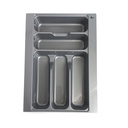 Cubertero Gris Plástico ABS Módulo 40 cm