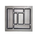 Cubertero Gris Plástico ABS Módulo 50 cm