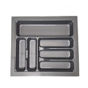 Cubertero Gris Plástico ABS Módulo 60 cm