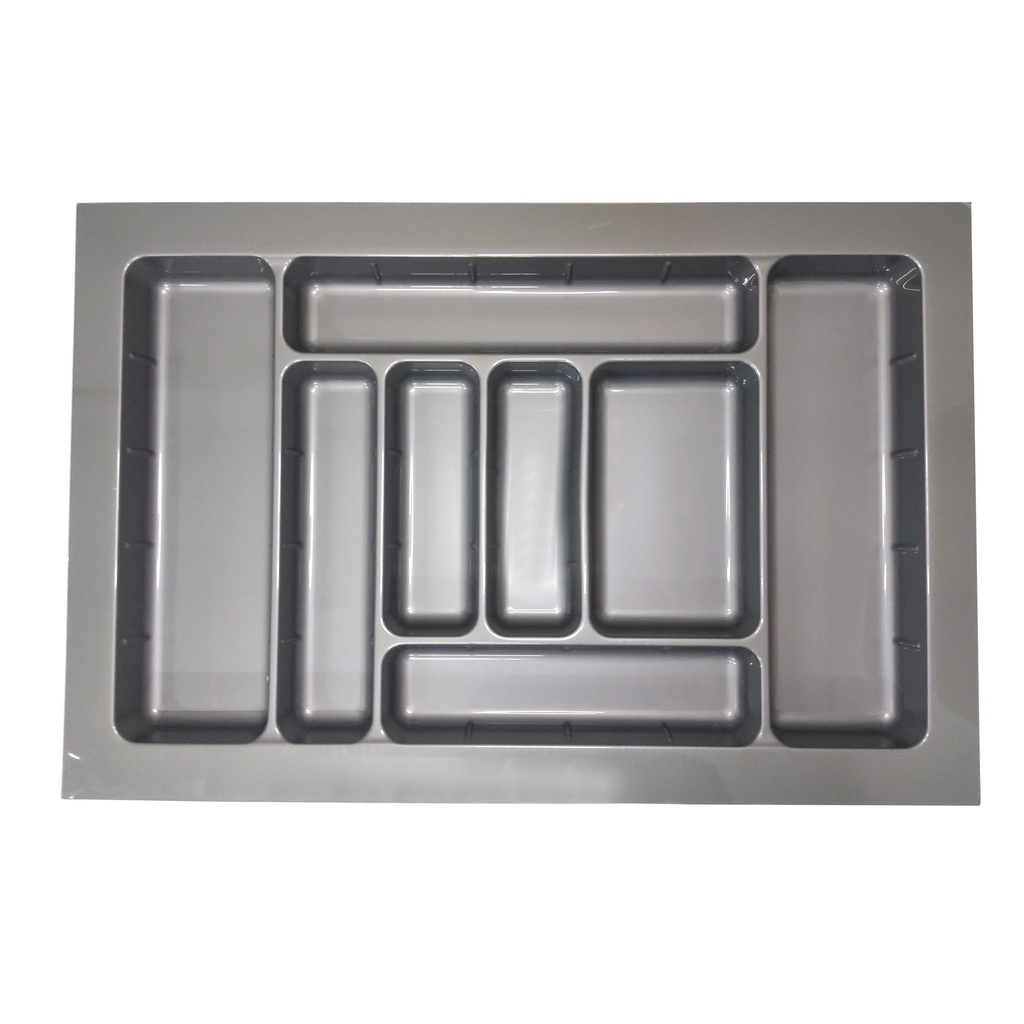 Cubertero Gris Plástico ABS Módulo 80 cm