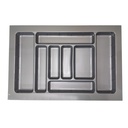 Cubertero Gris Plástico ABS Módulo 80 cm