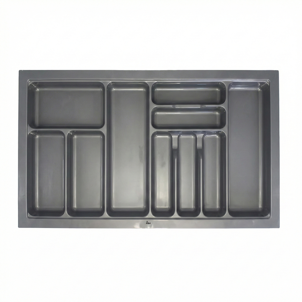 Cubertero Gris Plástico ABS Módulo 90 cm