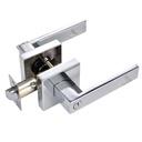 Cerradura de Palanca Cromada Baño
