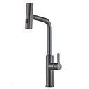 Grifería Para Fregadero Pioggia Gunmetal