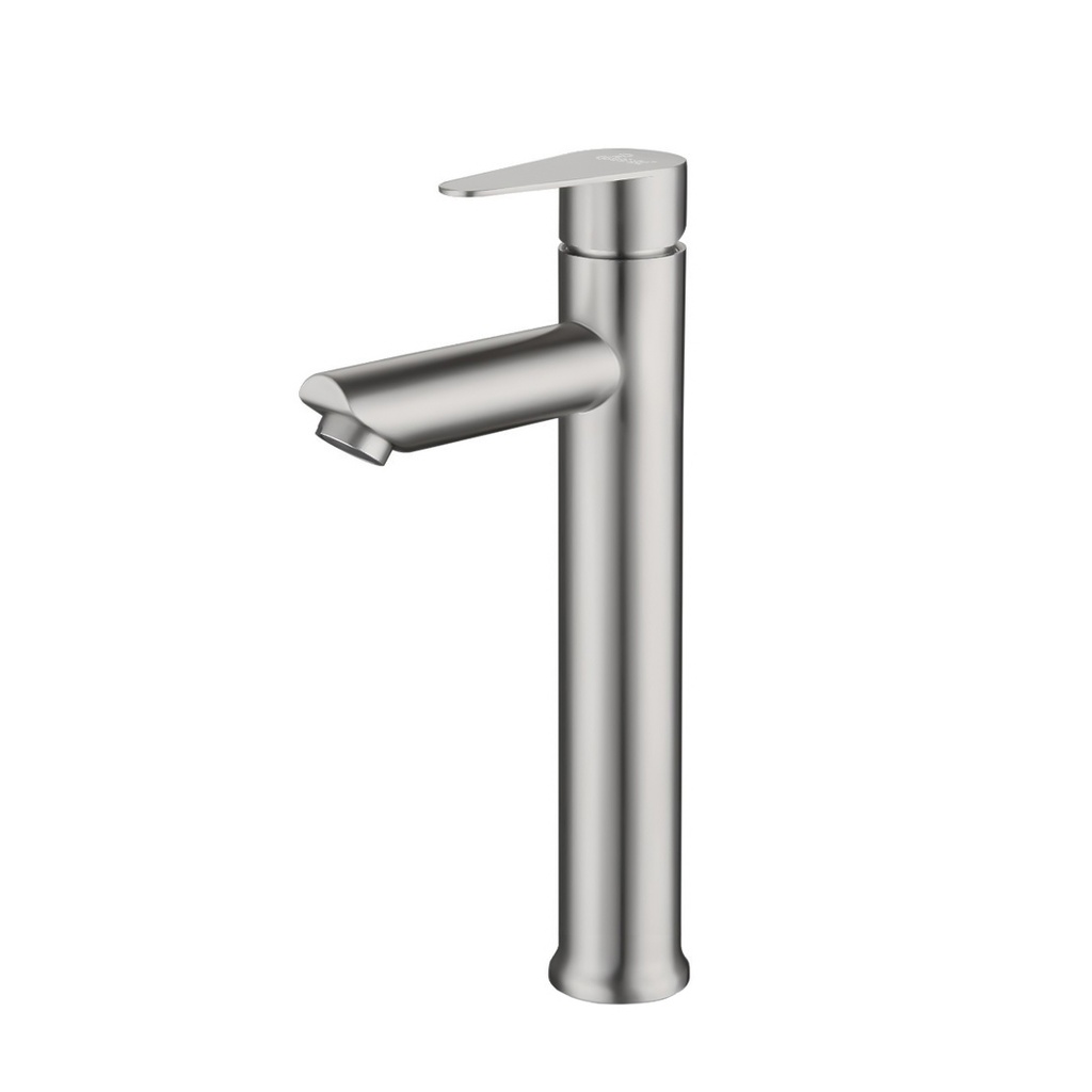 Grifería Institucional para Baño Brush Nickel
