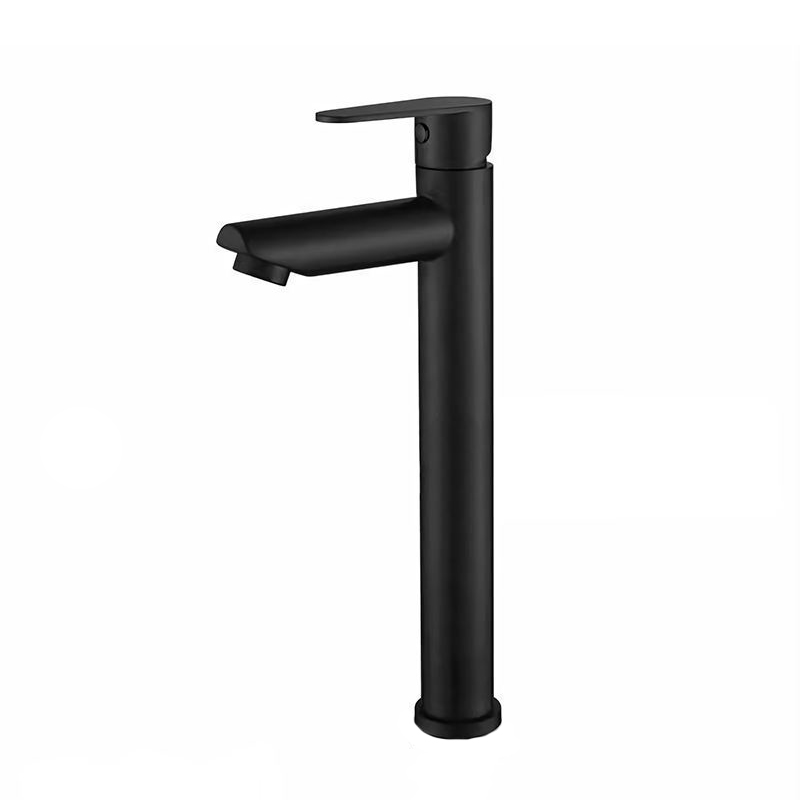 Grifería Institucional para Baño Negro