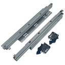 Corredera de Montaje Oculto con Push Open 50 cm
